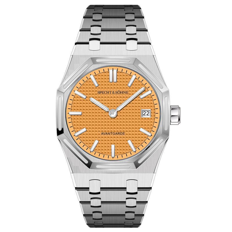 Specht & Söhne 2025 New fashion Watch For Men Quartz Movt Sports Watches Octagon Stainless Steel Sapphire Crystal 50M Waterproof