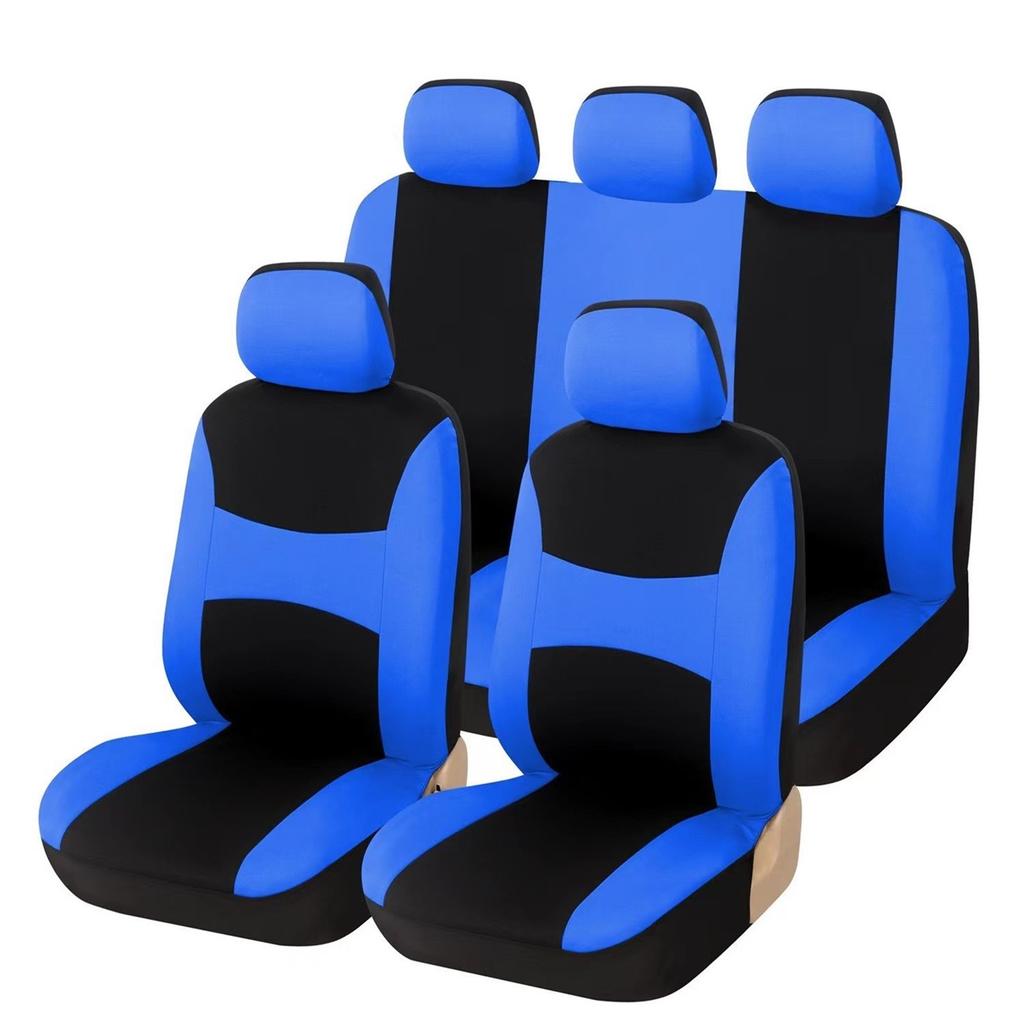 Universal Flat Cloth Car Seat Cover Non-slip Design Front Set