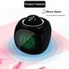 Electronic Alarm Clock Multi-function Digital Projection Alarm Clock Temperature Display 12/24 Hours for Home Bedroom Decoration