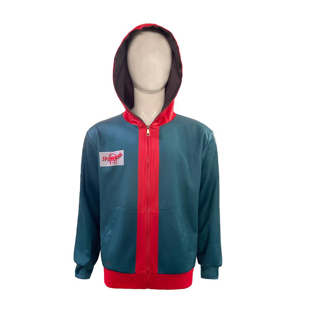 Spider-Man Miles Morales Costume Hooded Jacket