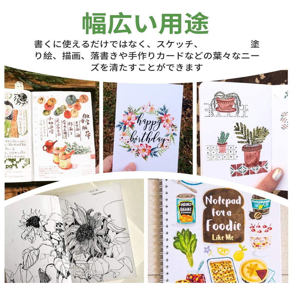 M ZSCM Art Marker Watercolor Seto Art Marker Vivid Watercolor Pens for Picture Adult Coloring School Kids Storage Case Included 25-Color Water-Based