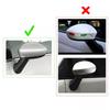 For Fiat 500 500C For Grande For Punto Pair Car Side Wing Mirror Cover Caps Rearview Mirror Cover Shell Case Trim Add-on