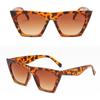Damskie nowe okulary przeciwsłoneczne kocie oczy unisex Retro kwadratowa ramka ponadgabarytowe okulary okulary UV400 odcienie okulary podróżna ochrona oczu