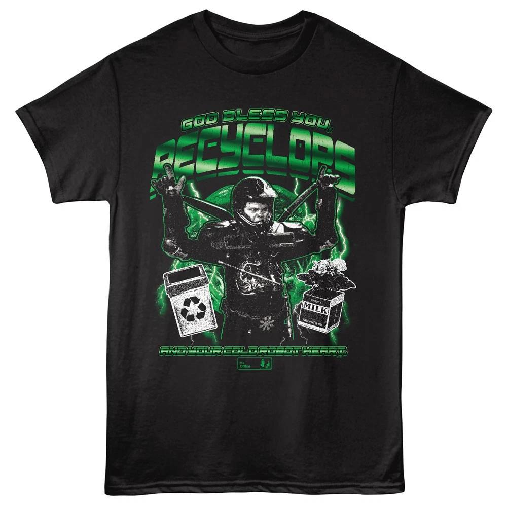 The Office Show God Bless You Recyclops And Your Cold Robot Heart Men s T shirt 4XL