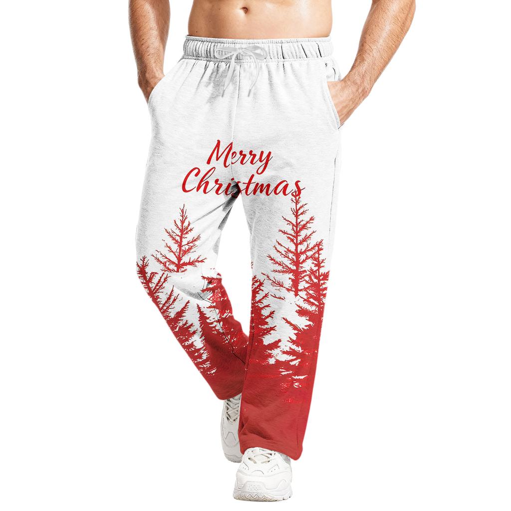 Men's Relaxed-Fit Casual Sweatpants With Stretch Waistband And Drawstring Yoga Pants