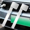 License Plate Bracket 2 Pieces Stainless Steel Car Accessories Safety Check Sticker License Plate Bracket For Car Truck Vehicle