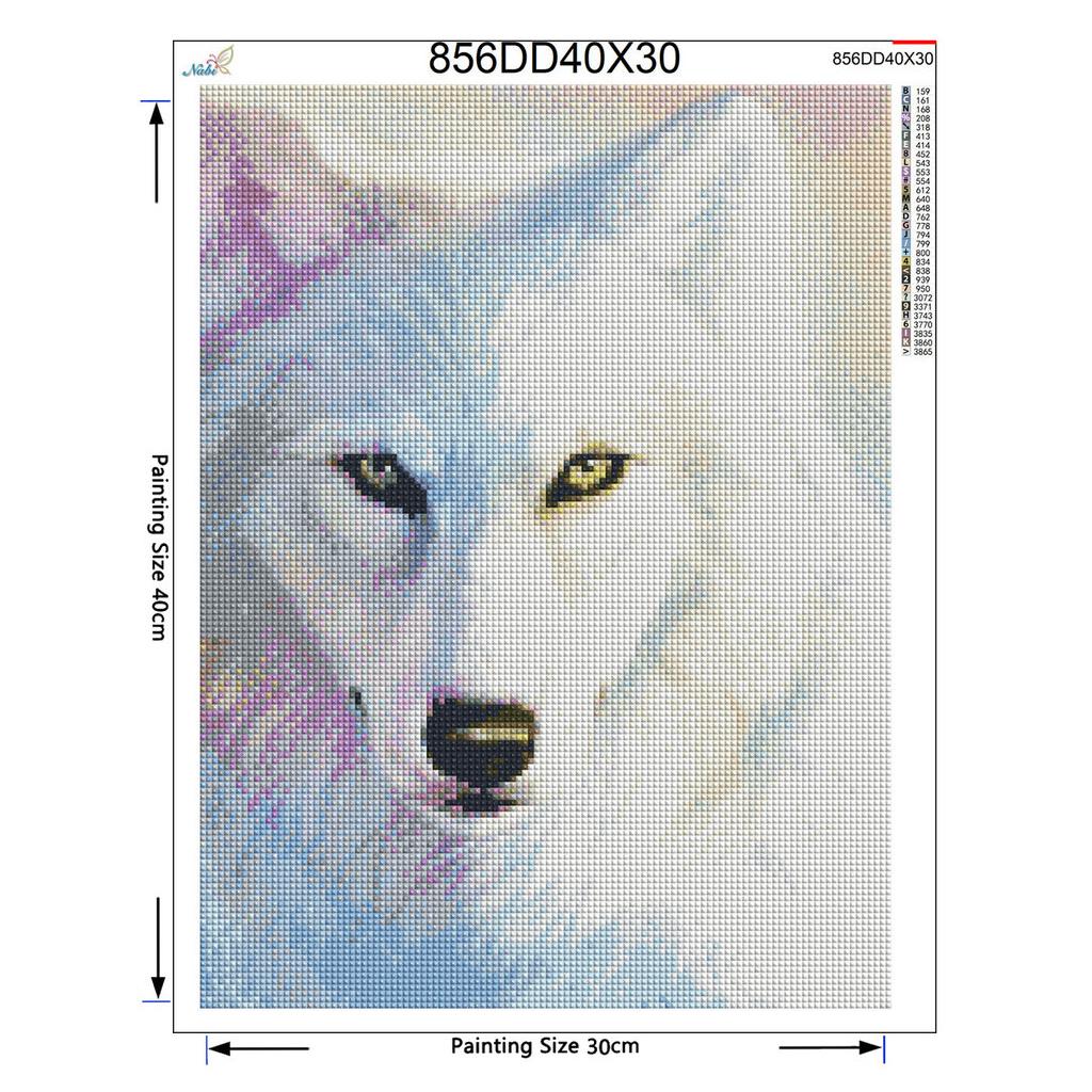 Diamond Embroidery Animals 5D DIY Diamond Painting Cross Stitch Wolf Full Round Drill Decoration