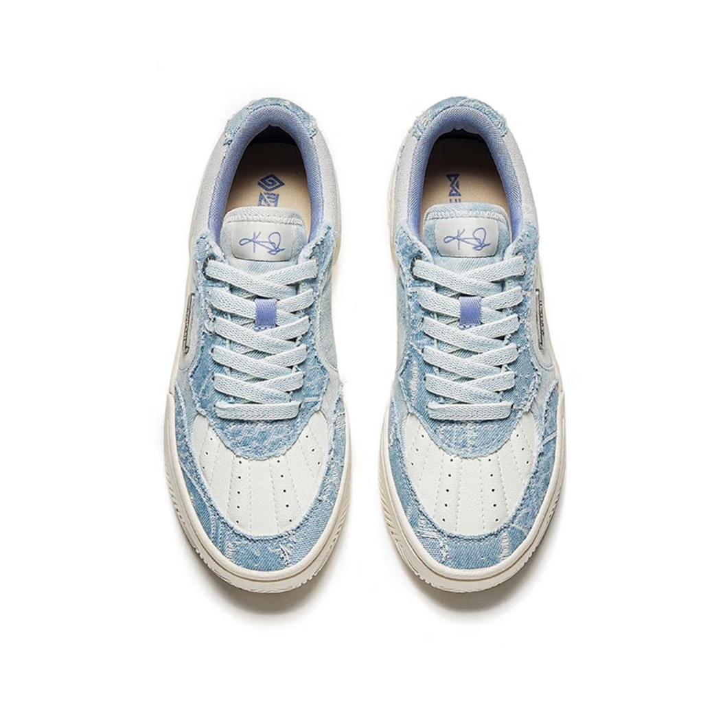 Anta Kai 2 Low Top Basketball Shoes Men White Blue 122511801-2