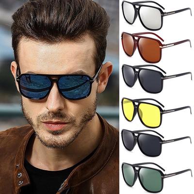 Fashion Sunglasses Men Vintage Driver Eyeglasses Sunglass Goggles Male Accessory Non Polarized Glasses