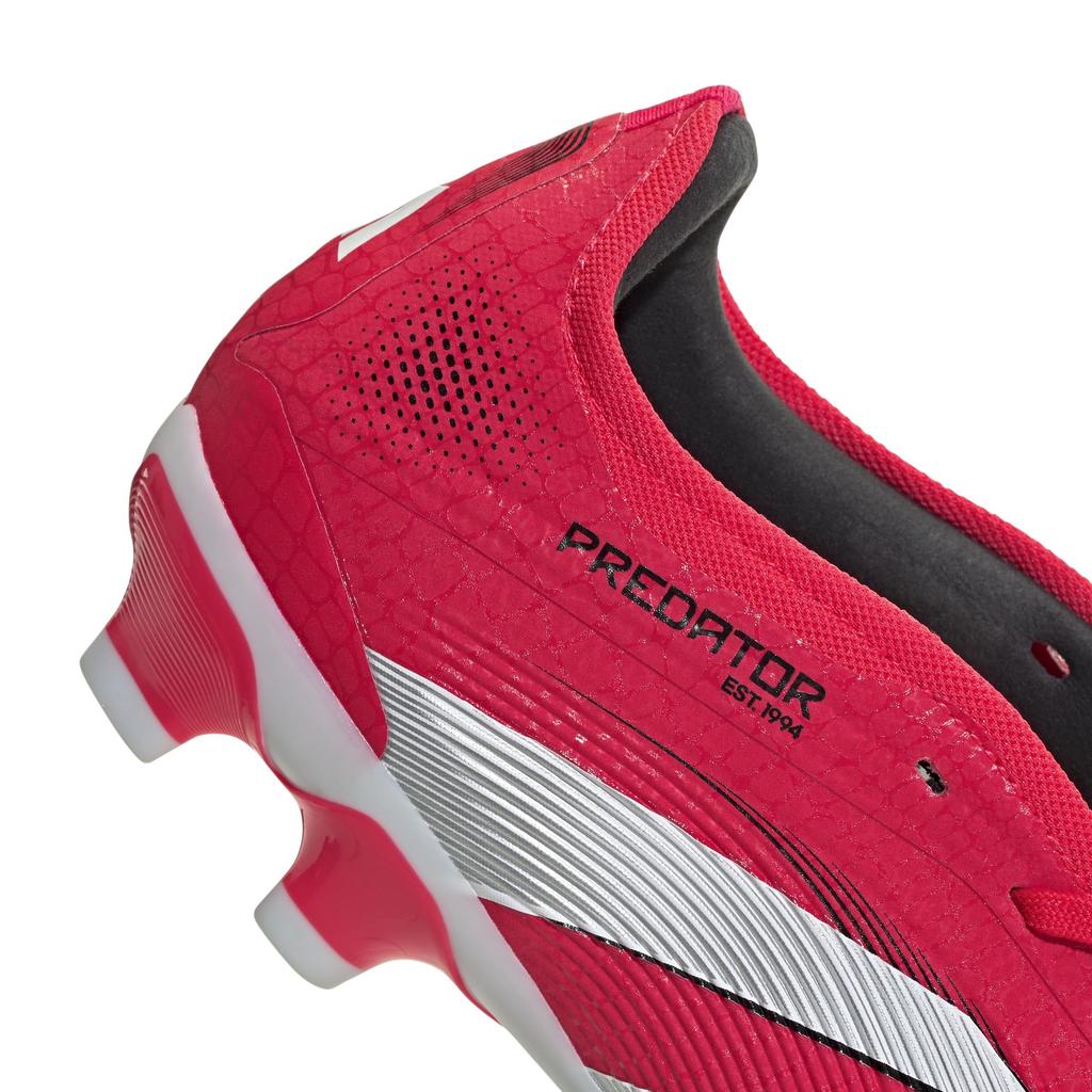 Soccer Spikes Predator Pro Folding Tan NTA44 Lucid Black Cm [Adidas] FG/MG Red/Footwear White/Core (JR0443) 27.0