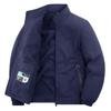 Men's Autumn/Winter Stand-Up Collar Jacket with Fleece Lining & Thickened Cotton for Warmth