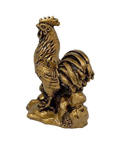 Zodiac Rooster Figurine Bird Ornament Lucky Charm Feng Shui Chicken