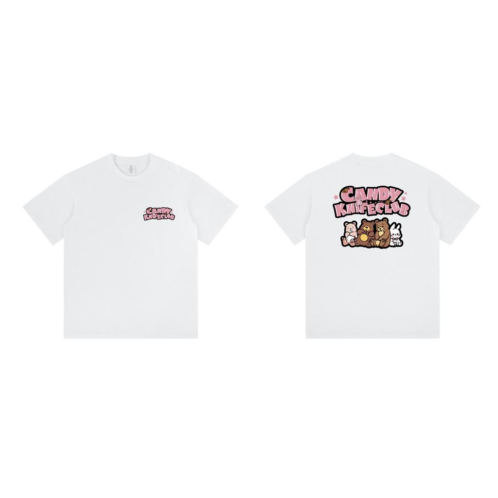 Unisex Retro Cartoon Pure Cotton Oversized T-Shirt - Trendy Casual Summer Short Sleeve for Men & Women