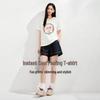 Camiseta Jiu Zi Anna Kou Sorvete de Morango Refrescante Instantâneo