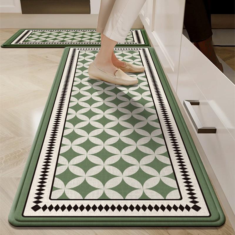 Waterproof Oil-Resistant Kitchen Mat Silicon Diatomite Non-Slip Floor Dining Bathroom Easy Clean