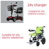 General 24V wheelchair golf vehicle lead-acid battery charger, lithium battery charger, 3-pin XLR connector, fast charging