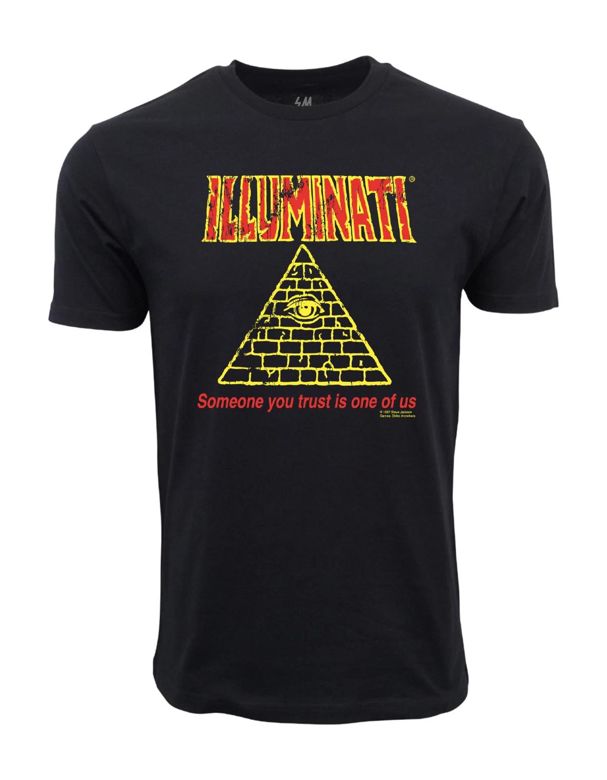 Unisex Adult Vintage Graphic 1997 Illuminati Graphic T shirt T-Shirt M