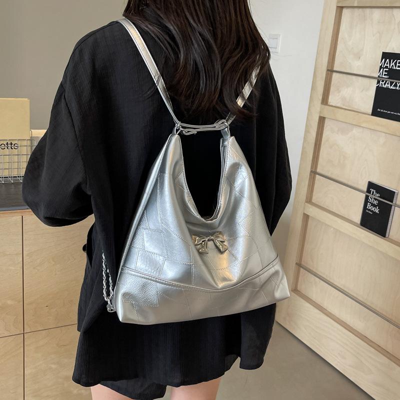 Korean Aesthetic Bow Shoulder Bag - Trendy, Niche Design, Versatile Underarm Tote