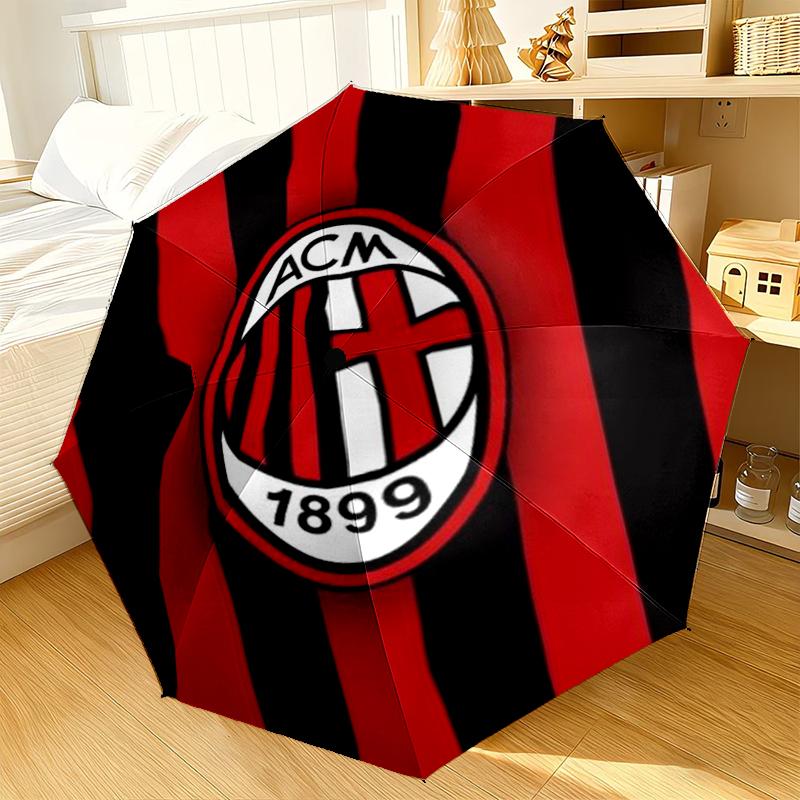

Ac Football Club Umbrella 8-Frame for Travel, camping, Casual Lightweight Portable Umbrella, Essential for every family Holidays Gift