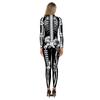 Iootiany Halloween Skeleton Skull Mechanical Gear 3d Printing Sexy Bodysuit Women Cosplay New Party Punk Steampunk Bodysuit 2025