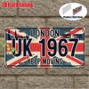D Flat Pc Vintage Metal Plaque Decorative Sign And Plaque (xcm) Keep Moving Theme Aluminum Sign Urban Culture Decor