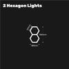 Hexagon LED Car Garage Light Assemble Ceiling Honeycomb Workshop Tube Lamp Auto Washingroom Repair Warehouse Lighting AC110/220V