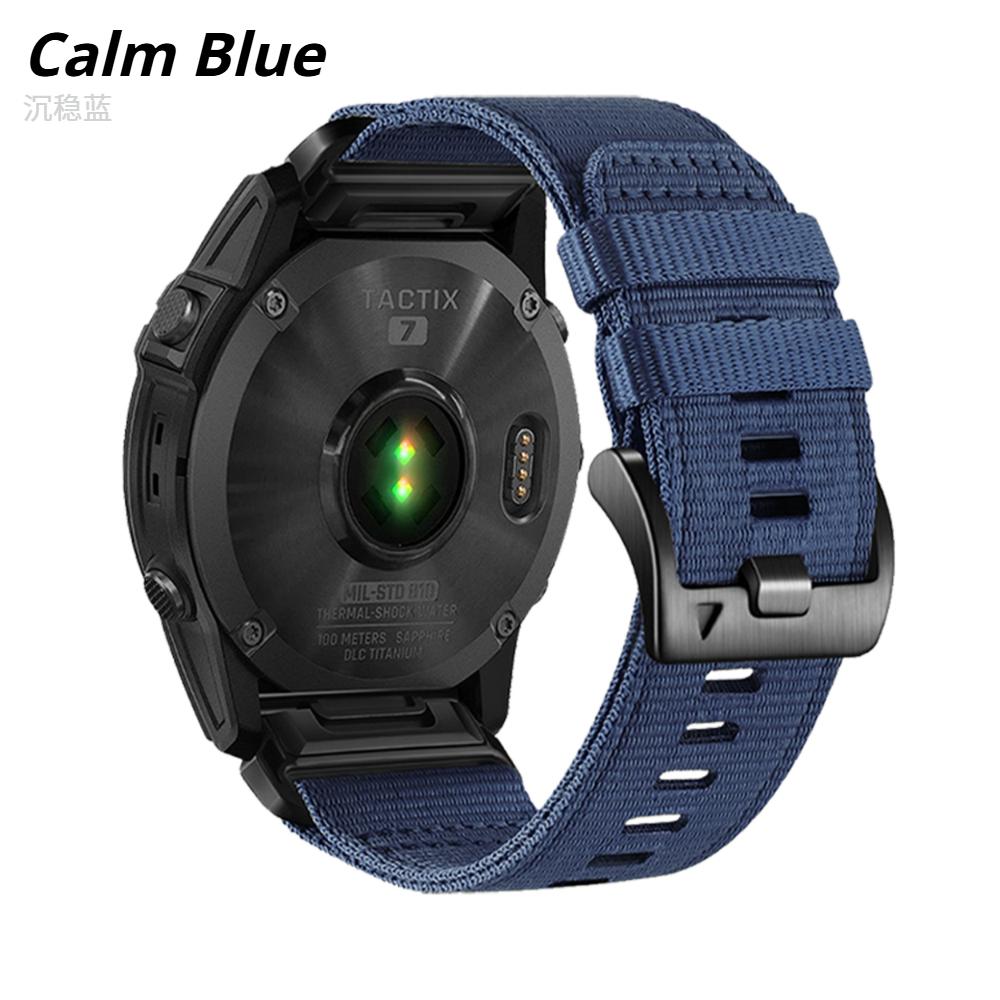 22mm 26mm Quickfit Nylon Watch Band For Garmin Fenix 8 E 5 5X 6 6X Pro 7X Epix Pro/Forerunner 970 965/Descent G2/Enduro 3 Wristband Replacement Strap
