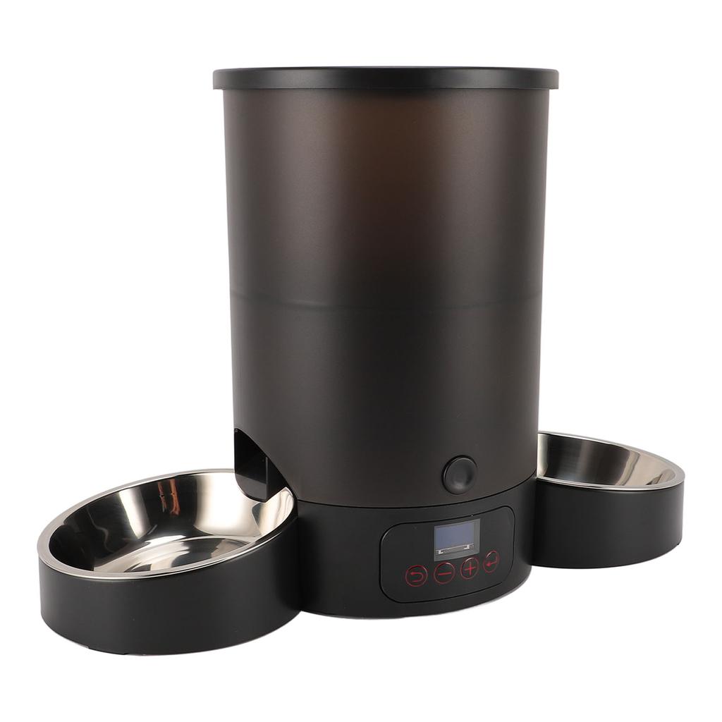 Automatic Cat Feeder 3L Large Capacity Easy To Clean Smart Timed Dog Feeders with Stainless Steel Bowl For Pets Dogs Cats