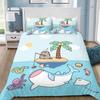 Exquisite cute Print Duvet Cover Set Bedding Set P-Pus-heens Cat Single Double King Size For Kids Boy Girl Bedroom Decor 2/3pcs