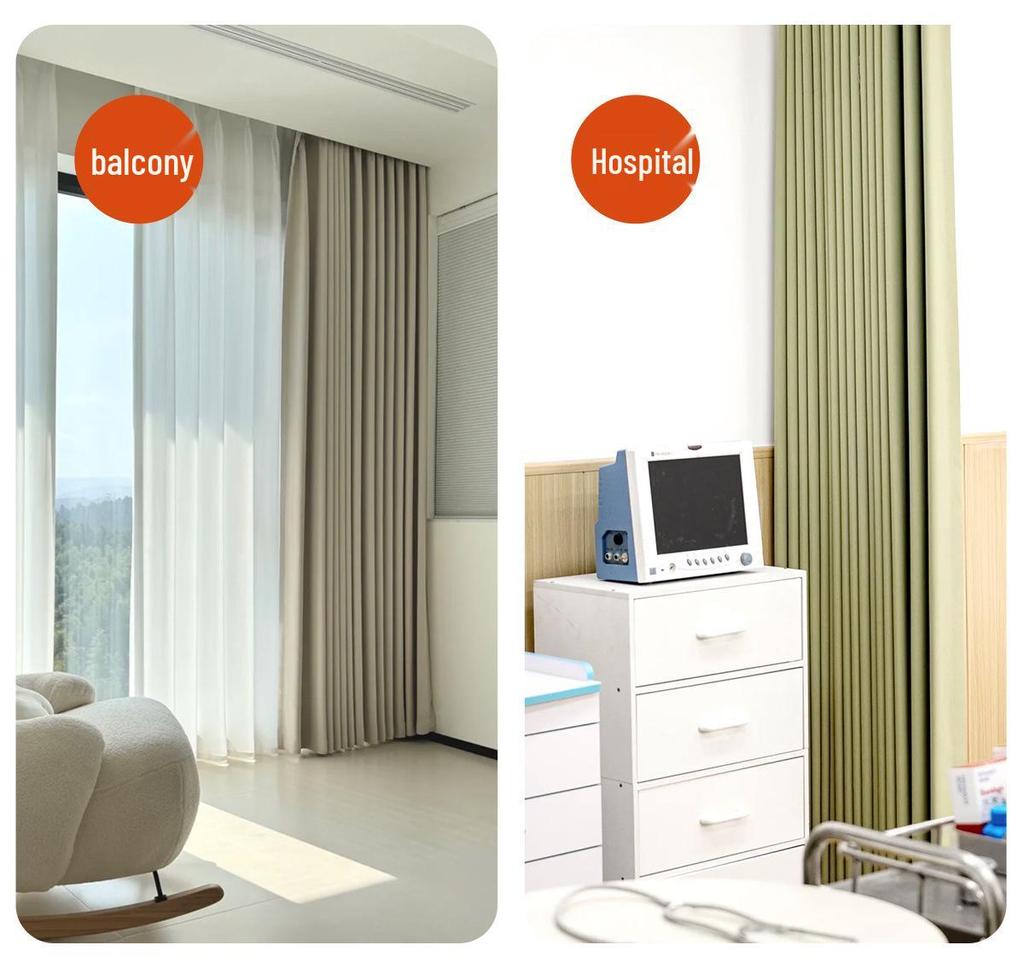 Double-Sided Cream Cotton Linen Curtains, High Shading, Bedroom Premium, Modern Simple Style