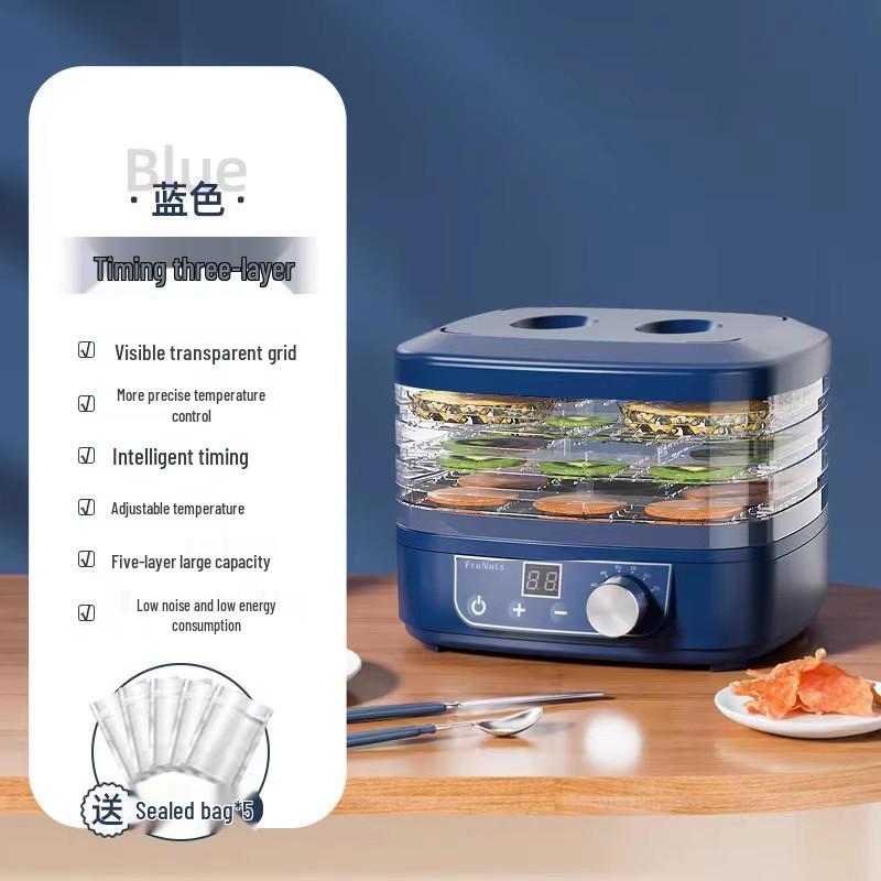 Compact Food Dehydrator for Fruits, Vegetables, Meats, and Pet Treats
