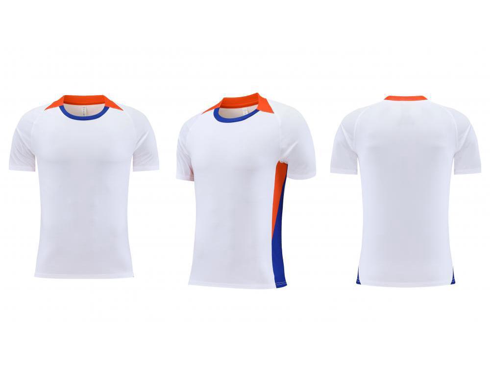 Custom Quick-Dry Polyester Football Jersey Short Sleeve Team Kit with Logo