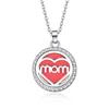 In-Stock Aromatherapy Hollow Diamond Pendant Necklace