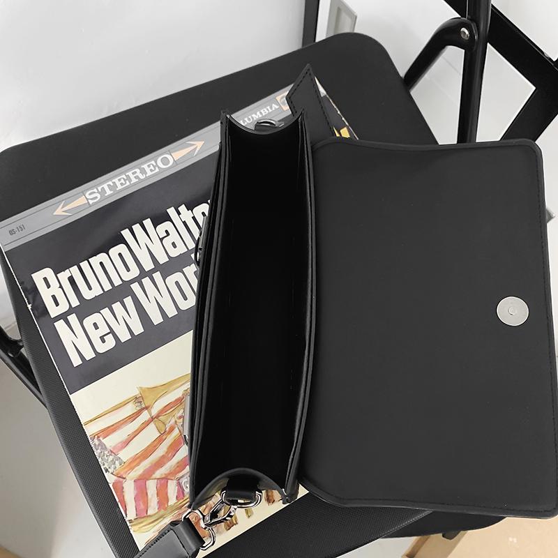 Crossbody bag men's bag new trendy brand messenger bag casual PU neutral shoulder bag portable small square bag