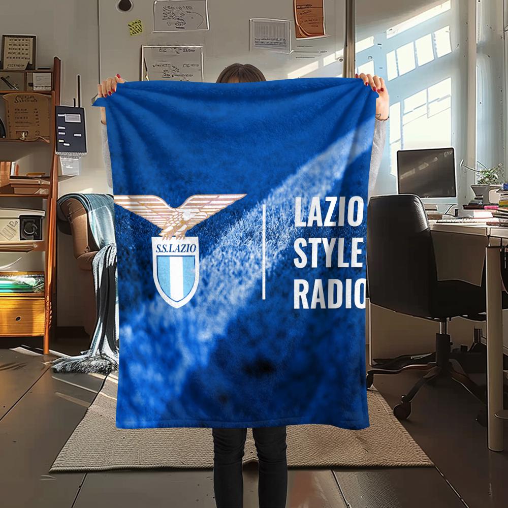 Lazio, wzór Koc flanelowy, Wysoka jakość, Wygodny na wszystkie pory roku, Wystrój domu, Ciepło i komfort, Idealny na prezenty.