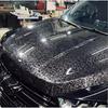 Rotolo Vinile Autoadesivo Fibra di Carbonio Forgiata Lucido PET Premium Pellicola per Wrapping Veicoli Auto