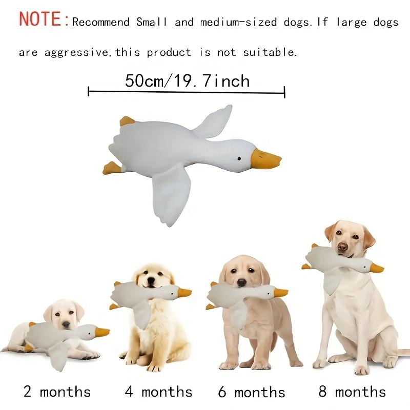 Jumbo Plush White Goose Dog Toy - Interactive Chew & Play Companion, Soft & Safe Design for Puppies and Dogs of All Sizes, Dog Toy | Playful Design