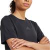 Adidas T Shirts Women's Black Crew Neck Moderate JZ6281