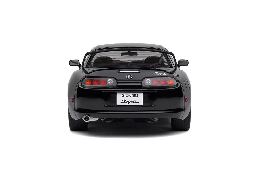 Solido Scale Toyota Supra A80 1993 Black Diecast Model S1807606 1/18 Car, [Used]