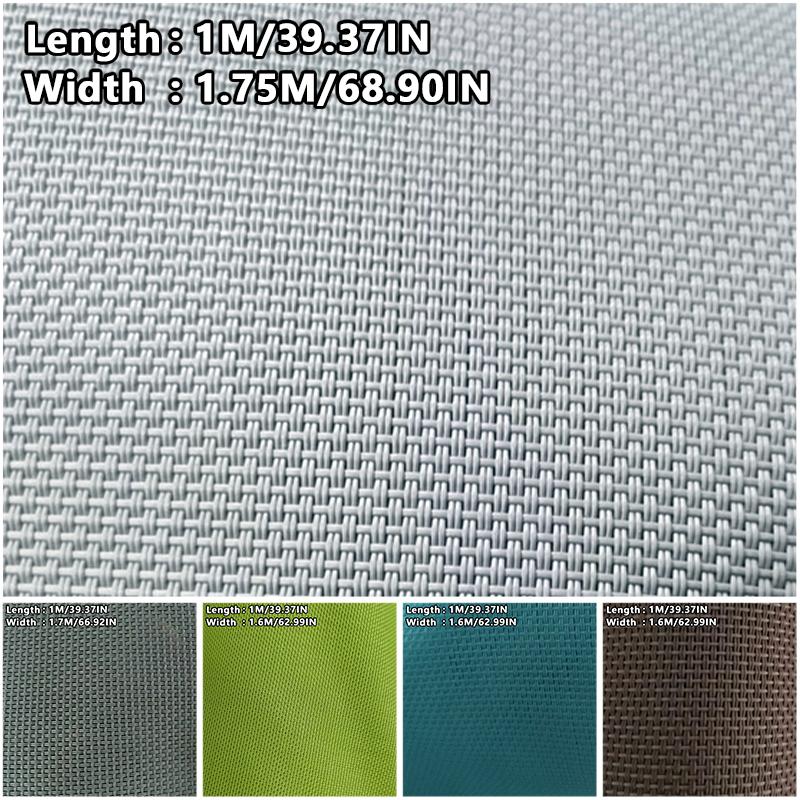 1m Teslin-Netzstoff für DIY-Bürostuhl Haustierbett Verschlüsselt Wasserdichtes PVC-Netzmaterial Outdoor-Strandliegestuhl-Stoffe