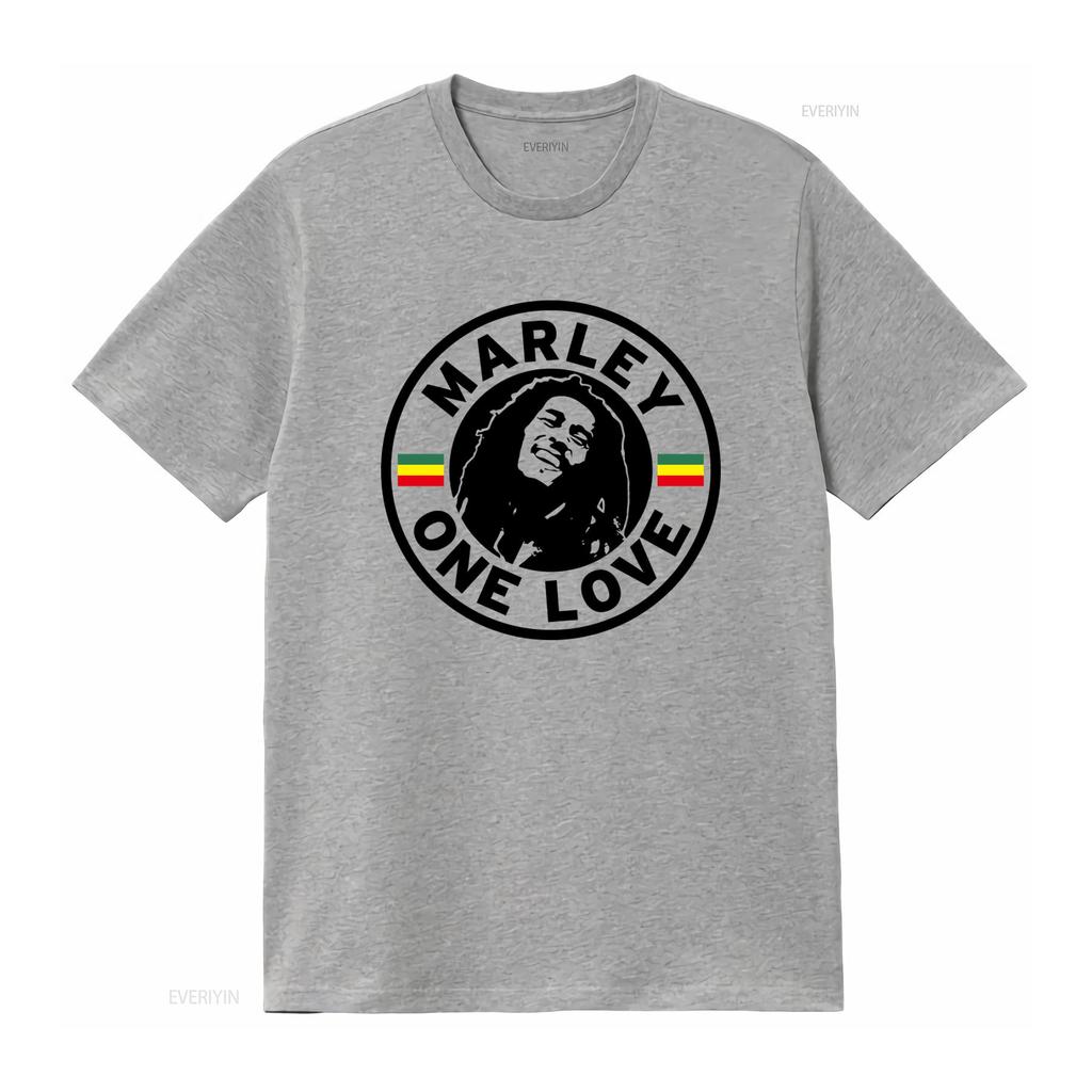 Bob Marley Uomo XXL Licenza Ufficiale One Love Rasta Retro Vintage Maglietta vintage Lavata Traspirante Versatile Comoda