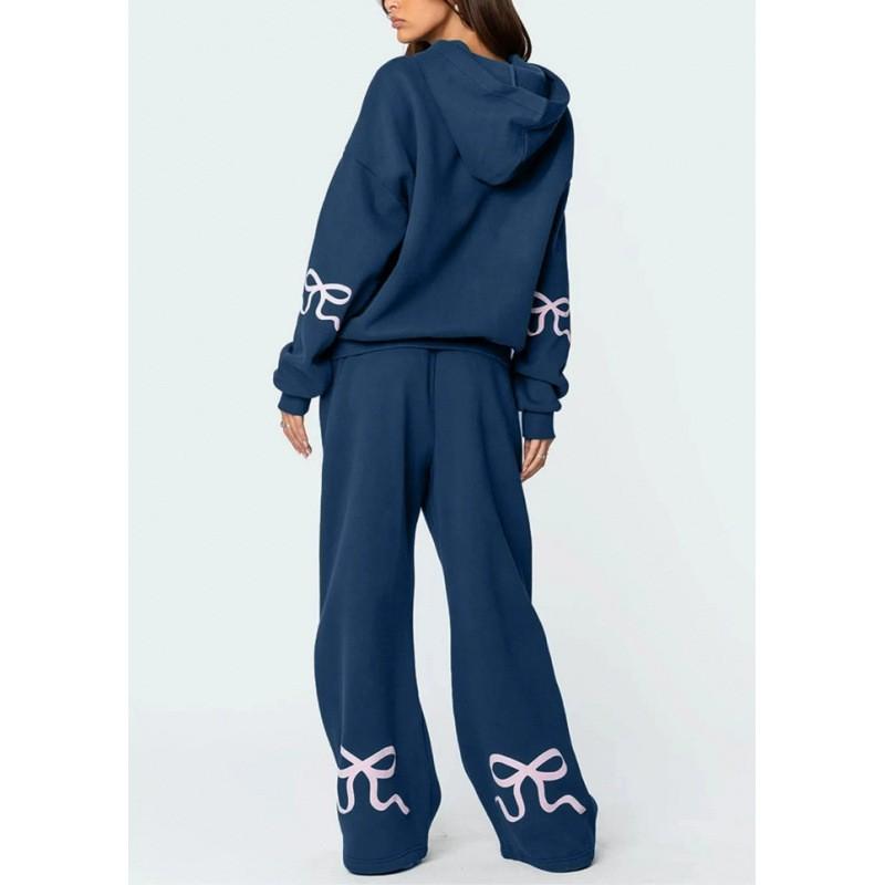 Womens Oversized Hoodie Wide Leg Pants