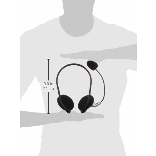 ELECOM Headset Microphone 4 Pole Binaural Neckband Durable Cord 1.8m HS-NB05TSV