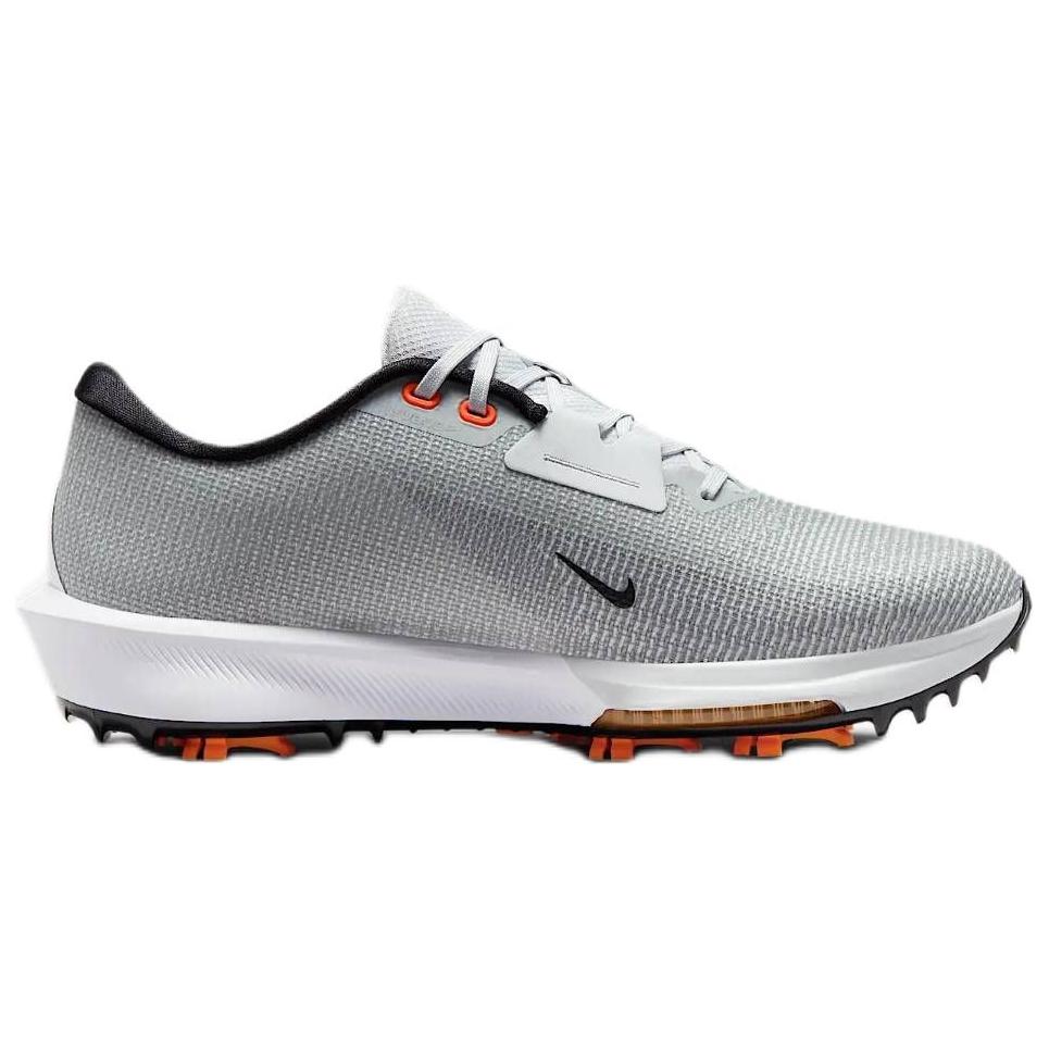 Nike Air Zoom Infinity Tour 2 Golf Pure Platinum Safety Orange Men Sneakers Grey White HQ2158-001