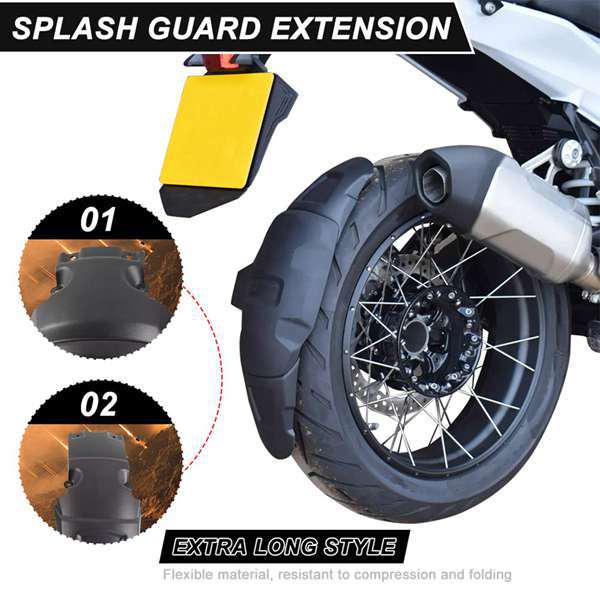 

2023 BMW R1300GS Rear Wheel Fender Extension, 2-Pack None