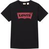 Camiseta Levis Confortável Casual Corte Solto Gola Redonda Manga Curta Masculina Tops Preto 002A0-0001