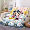 Mickey Minnie Sky Flannel Blanket Super Soft Warm Cozy Blanket For Sofa Bed Office Travel Allseason Home Decor Gift