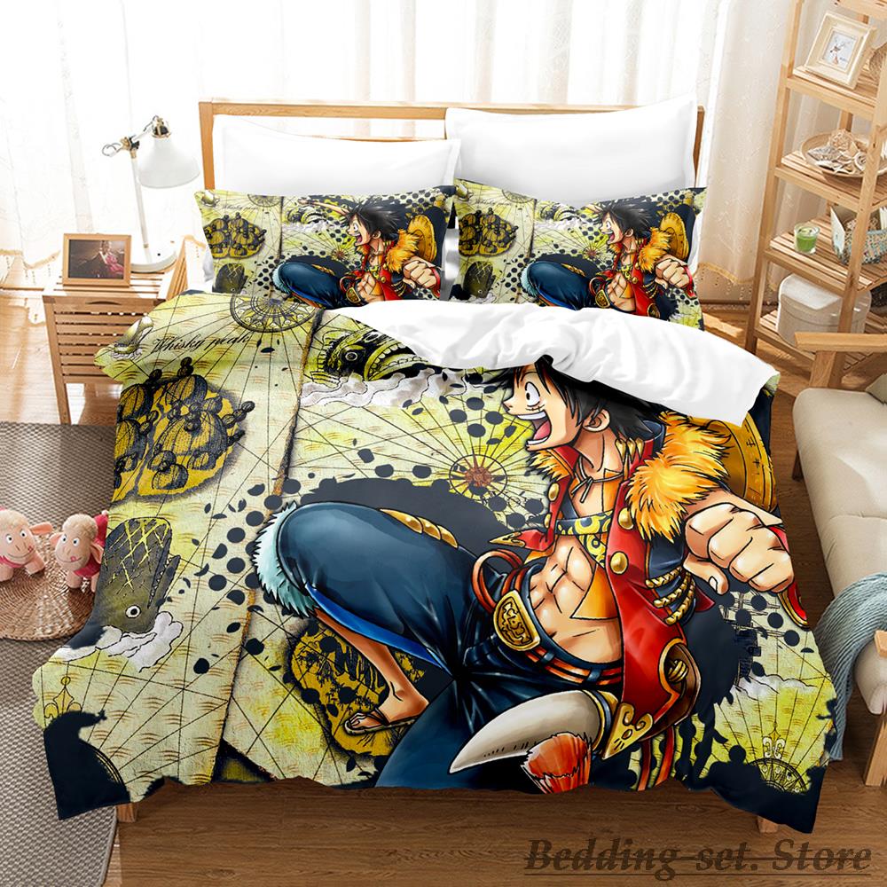 New Ulti Anime Bedding Set Single Twin Full Queen King Size Bed Set Adult Kid Bedroom Duvetcover Sets Anime Parure De Lit Bed