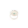 Natural Blue Cat's Eye Gemstone 925 Sterling Silver Jewelry Handmade Women Ring RR-49-45