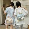 Mini Small Backpack Women 2025 New Cute Japanese Transparent Pain Bag Sweet Girl Junior High School Backpack